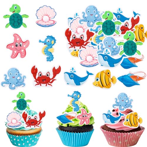 ENLACE 56 Stück Essbare Tortendeko Meerestiere Cake Topper,Essbare Meerestiere für Torte,Ozean Themen Tortendeko Geburtstag Essbar,Meeresfisch Muffin Deko Essbar,Meerestiere Deko Torte für Geburtstag ENLACE 56 Stück Essbare Tortendeko Meerestiere Cake Topper,Essbare Meerestiere für Torte,Ozean Themen Tortendeko Geburtstag Essbar,Meeresfisch Muffin Deko Essbar,Meerestiere Deko Torte für Geburtstag von ENLACE