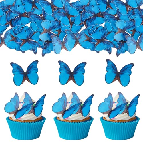 ENLACE Essbare Schmetterlinge Tortendeko,48 Stück Esspapier Schmetterling Deko Torte,Schmetterlinge Cupcake Topper,Essbare Kuchendekoration für Hochzeit,Geburtstag,Babyparty,Partyzubehör ENLACE Essbare Schmetterlinge Tortendeko,48 Stück Esspapier Schmetterling Deko Torte,Schmetterlinge Cupcake Topper,Essbare Kuchendekoration für Hochzeit,Geburtstag,Babyparty,Partyzubehör von ENLACE