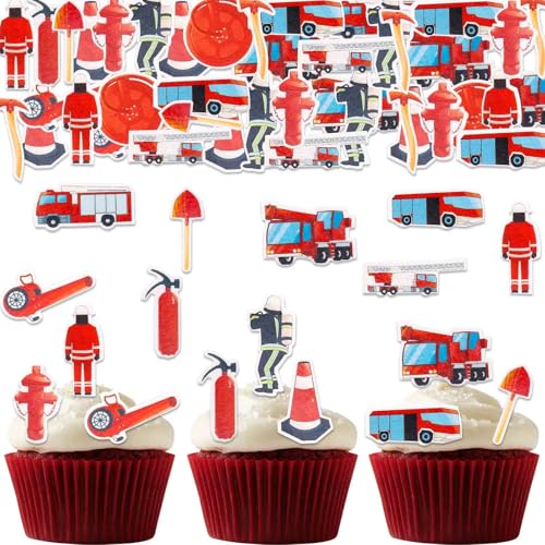 ENLACE Essbare Tortendeko Feuerwehr,80 Stück Essbare Feuerwehrauto für Torte,Feuerwehr Kuchen Deko Essbar,Essbare Feuerwehrmann Cupcake Toppers Geburtstag,Feuerwehrauto Deko Kindergeburtstag ENLACE Essbare Tortendeko Feuerwehr,80 Stück Essbare Feuerwehrauto für Torte,Feuerwehr Kuchen Deko Essbar,Essbare Feuerwehrmann Cupcake Toppers Geburtstag,Feuerwehrauto Deko Kindergeburtstag von ENLACE