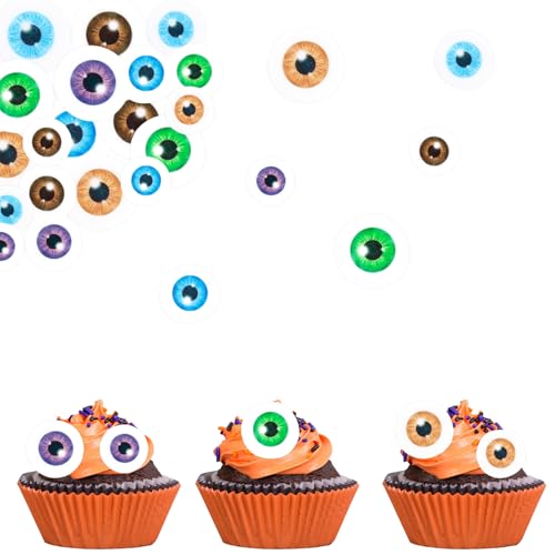 ENLACE 90 Stück Essbare Tortendeko Halloween,Muffin Deko Halloween Deko Kuchen,Esspapier Tortendeko Augen Cupcake Topper,Halloweenaugen Kuchendeko für Partykuchen,Käsekuchen,Häppchen Pralinen ENLACE 90 Stück Essbare Tortendeko Halloween,Muffin Deko Halloween Deko Kuchen,Esspapier Tortendeko Augen Cupcake Topper,Halloweenaugen Kuchendeko für Partykuchen,Käsekuchen,Häppchen Pralinen von ENLACE