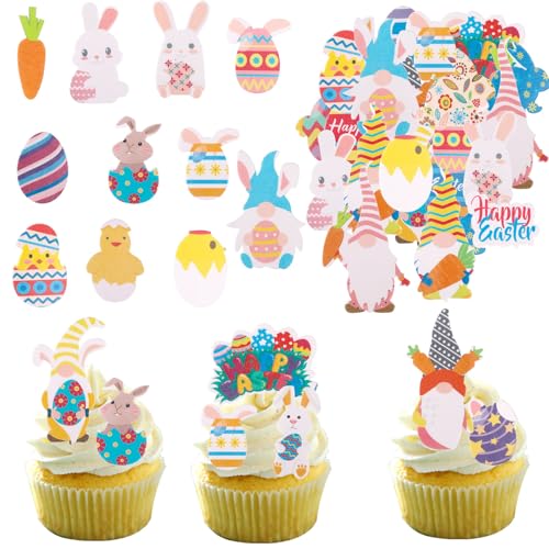 ENLACE Ostern Tortendeko Essbar Hasen Cupcake Toppers,80 Stück Ostern Esspapier Tortendeko,Essbare Kuchendeko Ostern Deko,Happy Easter Kuchen-Deckel,Muffin Deko Essbar für Ostern Geburtstag ENLACE Ostern Tortendeko Essbar Hasen Cupcake Toppers,80 Stück Ostern Esspapier Tortendeko,Essbare Kuchendeko Ostern Deko,Happy Easter Kuchen-Deckel,Muffin Deko Essbar für Ostern Geburtstag von ENLACE