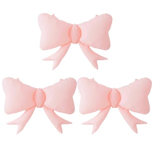 ENLACE Schleifen Luftballons Rosa, 3 Stück Schleife Folienballon Geburtstag Mädchen, XXL Rosa Schleife Ballons Babyparty, Folienballon Hochzeit Deko, Schleifen Prinzessin Geburtstag Deko Ballon ENLACE Schleifen Luftballons Rosa, 3 Stück Schleife Folienballon Geburtstag Mädchen, XXL Rosa Schleife Ballons Babyparty, Folienballon Hochzeit Deko, Schleifen Prinzessin Geburtstag Deko Ballon von ENLACE