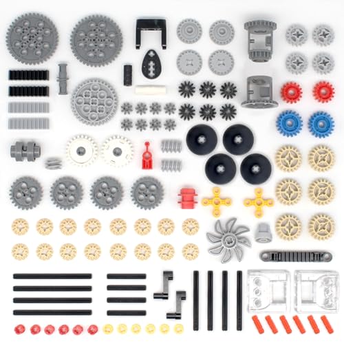 ENPUSI Bausteine Bausatz Ersatzteile Set, 117 Teile Zahnräder Getriebe Set mit Drehzahl Verbinder Klemmbausteine zubehör ENPUSI Bausteine Bausatz Ersatzteile Set, 117 Teile Zahnräder Getriebe Set mit Drehzahl Verbinder Klemmbausteine zubehör von ENPUSI