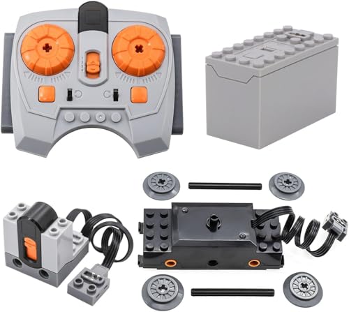 ENPUSI Power Functions Set, 4 Teile Zug Motor Set mit Fernbedienung Batteriebox Kompatibel mit vielen Modellen ENPUSI Power Functions Set, 4 Teile Zug Motor Set mit Fernbedienung Batteriebox Kompatibel mit vielen Modellen von ENPUSI