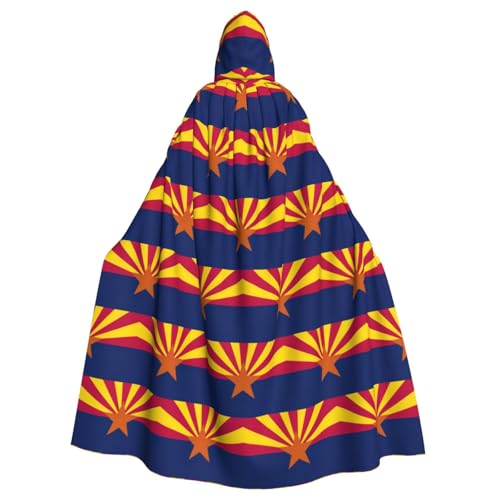 Unisex Erwachsene Arizona State Flag Print Long Hooded Cloak Cosplay Kostüme für Partys und Themenveranstaltungen von ENRPTY