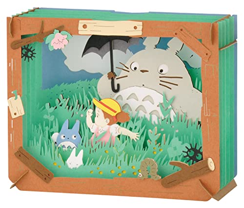 ENSKY - My Neighbor Totoro - Totoro Strolls Through The Fields, Paper Theater (PT-062N) - Offizielles Studio Ghibli Merchandise von ENSKY
