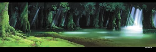 Forest 950-203 of 950 piece Studio Ghibli background art series Shishi God (japan import) von ENSKY