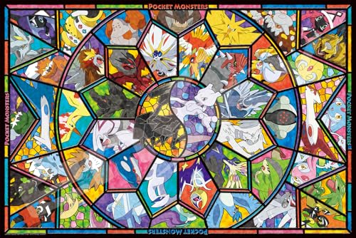 Pokemon 1000 Piece Art Crystal Jigsaw Puzzle Pocket Monsters Legendary Pokemon (50 x 75 cm) von Pokemon