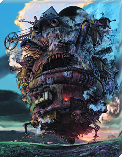 ensky - Howl's Moving Castle Artboard Puzzle (Leinwand-Stil) – Offizielles Studio Ghibli Merchandise von ENSKY