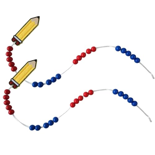 ENSTAB Schultüte Mädchen Junge Rechenkette Schultüte Füllung Einschulung Geschenk Grußkarte Schulanfang Geschenke Schulkind Geschenke (Rechenkette-Rot 2) von ENSTAB