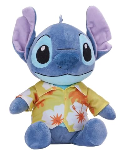 Disney Lilo & Stitch Hawaii-Hemd, Plüsch, weich, 30,5 cm, Gelb von Envi