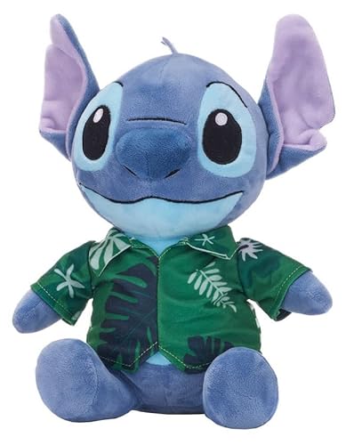 ENVI Disney Lilo & Stitch Hawaii-Hemd, 30,5 cm, Plüsch, weiches Spielzeug (grüne Hemdnaht) von ENVI