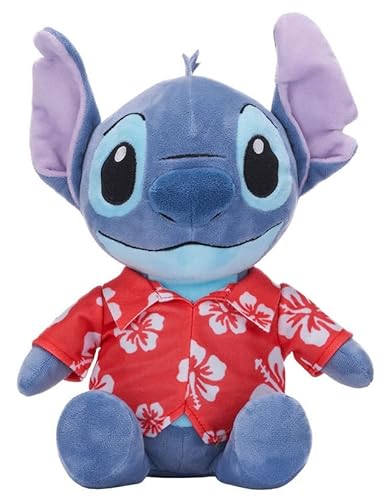 ENVI Disney Lilo & Stitch Hawaii-Hemd, 30,5 cm, Plüsch, weiches Spielzeug (rote Hemdnaht) von ENVI