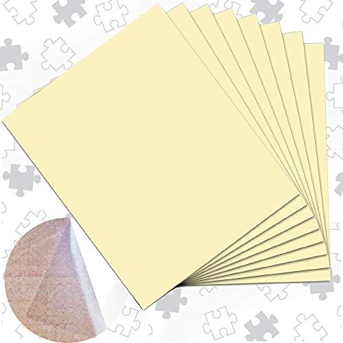 ENYACOS 16 Super Puzzle Kleber Transparent - Puzzle Saver Folie Selbstklebend - Optimal für 2 x 1000 Teile oder 4 x 500 Teile (8 Stück) von ENYACOS