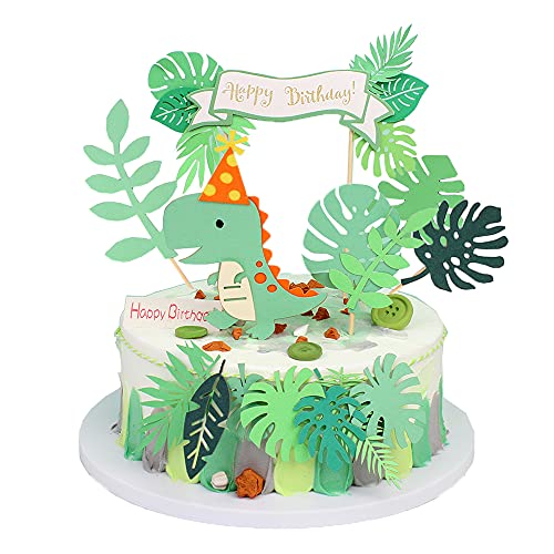 ENYACOS Dinosaurier Geburtstag Deko für Jungen - Kuchen- und Tortendeko, Happy Birthday Cake Topper für Kindergeburtstag und Baby Party ENYACOS Dinosaurier Geburtstag Deko für Jungen - Kuchen- und Tortendeko, Happy Birthday Cake Topper für Kindergeburtstag und Baby Party von ENYACOS