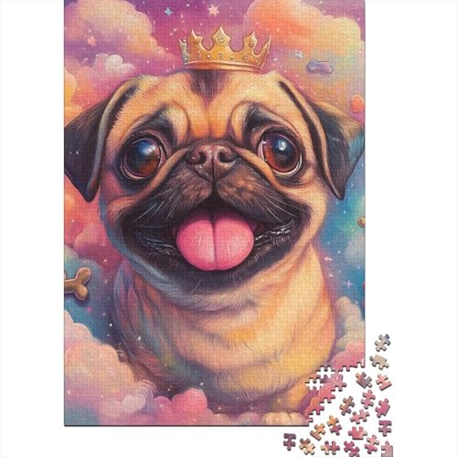 French BullHund Puzzles 1000 Teile Schwer Puzzle Spielzeug Pädagogisches Spiel Impossible Herausforderung Spielzeug Für Erwachsene Und Kinder Ab 14 Jahren 1000pcs (75x50cm) von ENYISIYULO