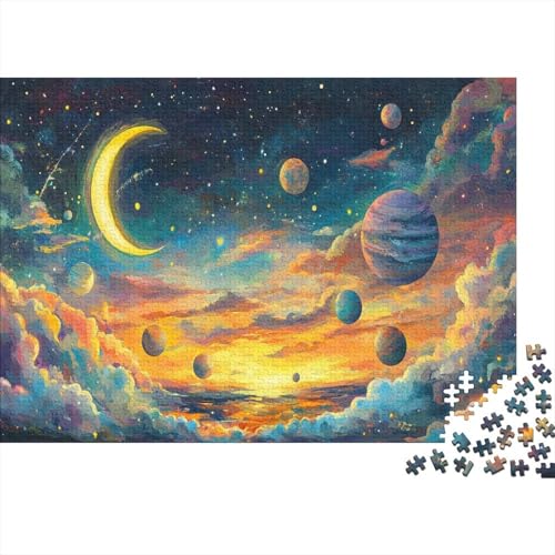 Kosmischer Sternenhimmel Puzzlespiel 1000 Teile Jigsaw Puzzle 1000 Puzzle FüR Erwachsene Kinder Senioren Erwachsenen Puzzlespiel Puzzel 1000pcs (75x50cm) von ENYISIYULO