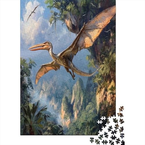 Dinosaurier 1000 Teile, Impossible Puzzle,GesKükenlichkeitsspiel Für Die Ganze Familie, Erwachsenenpuzzle Ab 14 Jahren Puzzel 1000pcs (75x50cm) von EOADVBZGR