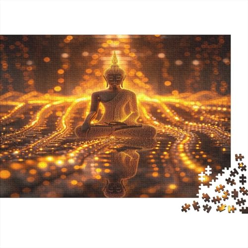 Künstlerische Buddha Statuen Puzzlespiel 1000 Teile, Puzzle 1000 Teile, Impossible Puzzle Geschicklichkeitsspiel Für Die Ganze Familie, Puzzle 1000 Teile Puzzel 1000pcs (75x50cm) von EOADVBZGR