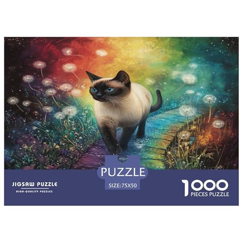 Ragdoll Katze Puzzle 1000 Teile Erwachsener Kniffel Spaß Für Die Ganze Familie - Abwechslungsreiche 1000 Puzzleteilige Motive Puzzlespiel Erwachsene, Puzzel 1000pcs (75x50cm) von EOADVBZGR