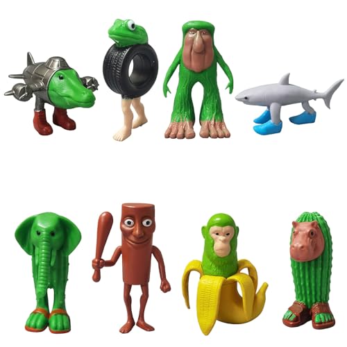 EOAMGO Italian Brainrot Figuren 8er Set, Tung Tung Tung Tung Sahur, Tralalero Tralala Spielzeugfiguren Für Erwachsene, lustige Schreibtischdekoration Hai, Krokodil, AFFE, Kultiges Geschenk EOAMGO Italian Brainrot Figuren 8er Set, Tung Tung Tung Tung Sahur, Tralalero Tralala Spielzeugfiguren Für Erwachsene, lustige Schreibtischdekoration Hai, Krokodil, AFFE, Kultiges Geschenk von EOAMGO