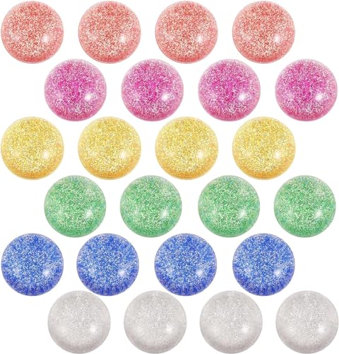 EOGRFW 24 Stück Flummies für Kinder,32mm Flummis,Flummi Glitzer Hüpfbälle,6 Farben Gummiball Kinder Mitgebsel Kindergeburtstag Partygeschenke Gastgeschenke Gummibälle Klein EOGRFW 24 Stück Flummies für Kinder,32mm Flummis,Flummi Glitzer Hüpfbälle,6 Farben Gummiball Kinder Mitgebsel Kindergeburtstag Partygeschenke Gastgeschenke Gummibälle Klein von EOGRFW
