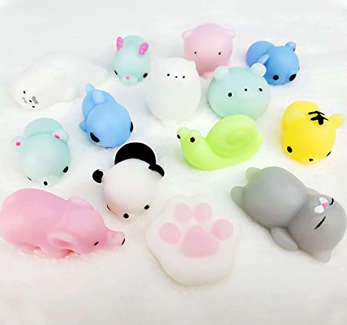 Mochi Squishy Set,14Stk Mini Squishy Kawaii Tiere,Soft Silikon Anti Stress Spielzeug für Kinder,Mini Squishies Mochi Squeeze Toys für Geburtstagsfeier Gastgeschenke Ostereierfüller Geschenktütenfüller Mochi Squishy Set,14Stk Mini Squishy Kawaii Tiere,Soft Silikon Anti Stress Spielzeug für Kinder,Mini Squishies Mochi Squeeze Toys für Geburtstagsfeier Gastgeschenke Ostereierfüller Geschenktütenfüller von EOGRFW
