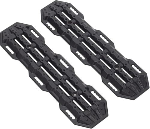 EONANT 2PCS Sandleiter Wiederherstellung Board Anti-Skid RC Zubehör für 1/10 RC Crawler Auto SCX10 D90 CC01 Gen8 TRX4 TRX6 (Schwarz) von EONANT