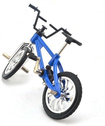 EONANT Mini Fahrrad Zubehör Modell Puppenhaus Dekor Mikro Szene Dekoration für 1/10 Skala RC Crawler Auto SCX10 TRX4 Tamiya CC01 D90 D110 (Blau) von EONANT