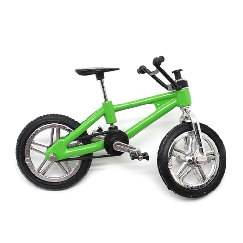 EONANT Mini Fahrrad Zubehör Modell Puppenhaus Dekor Mikro Szene Dekoration für 1/10 Skala RC Crawler Auto SCX10 TRX4 Tamiya CC01 D90 D110 (Grün) von EONANT