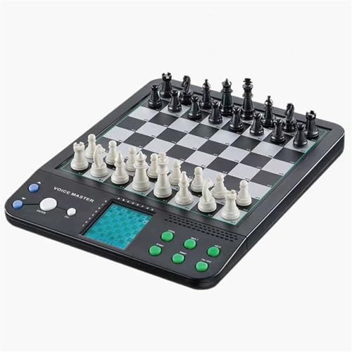 Elektronisches Schachbrett, mit magnetischen Teilen, LCD-Display, Positionsanzeige, für Anfänger und Schachliebhaber von EORNYHQMY