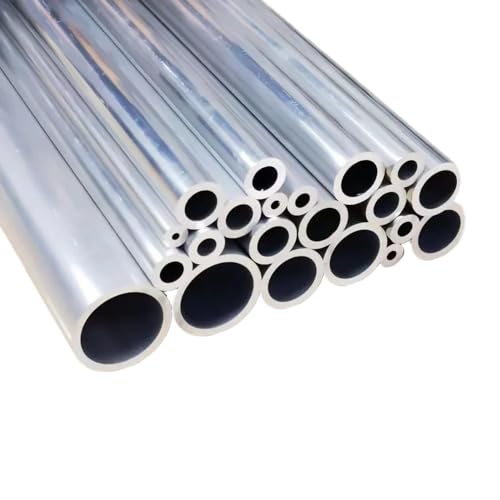 EPEDIC 5 Stück - 60 Stück Aluminiumrohr, 3–12 mm Außendurchmesser, gerade, 700 mm, 950 mm lang, rund, 6063 Aluminiumlegierungsrohr, mehrere Mengen (Size : 700mm, Color : 12 x 7mm (5pieces)) von EPEDIC