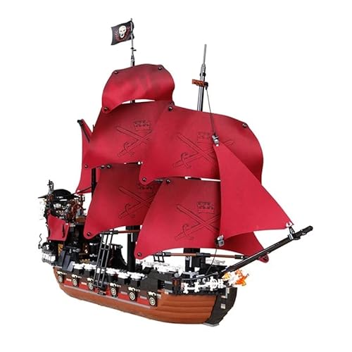 EPEDIC Für:Videoproduktion Für: Fluch der Karibik Schiffsblock Black Pearl Block Set Queen Anne Vengeance Schiffsmodell Spielzeug DIY & Handwerk von EPEDIC