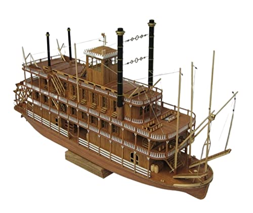 EPEDIC Für:Videoproduktion Für: Segelboot Modellmontage Kit 1: 100 Mississippi 1870 Dampf Paddle Dampfer Modell Build Kit DIY & Handwerk von EPEDIC