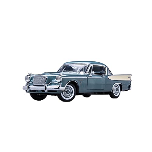 EPEDIC for:Automodell aus Druckgusslegierung Für Maßstab 1:18 Vintage Classic Golden Hawk 1957 Replik Auto Diecast Metalllegierung Spielzeugfahrzeuge Hardtops Modell Für Freunde und Familie von EPEDIC