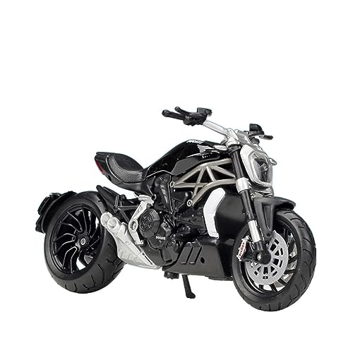 EPEDIC for:Familie und Freunde 1:18 Druckguss-Motorradmodell Mit Bedienbarer Federung Für: 2016 Ducati Xdiavel S Motorradmodell aus Druckgusslegierung von EPEDIC