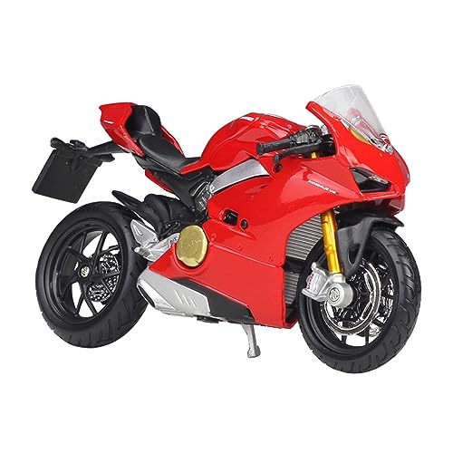 EPEDIC for:Familie und Freunde 1:18 Legierungs-Motorradauto Für: Ducati Panigale V4 Simulation Motorradmodell aus Druckgusslegierung von EPEDIC