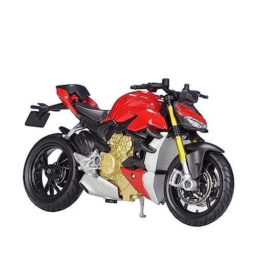 EPEDIC for:Familie und Freunde 1:18 Legierungs-Motorradmodell Für: Ducati UltraNaked V4s Simulation Motorradmodell aus Druckgusslegierung von EPEDIC