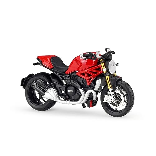 EPEDIC for:Familie und Freunde 1:18 Motorrad Für:Ducati Monster 696 1200S 2014 S4 Simulationslegierung Motorradmodell aus Druckgusslegierung von EPEDIC