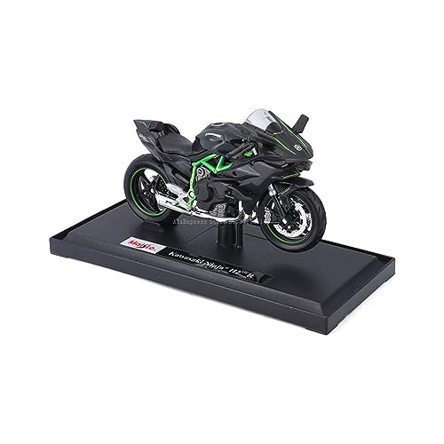 EPEDIC for:Familie und Freunde 1:18 Motorrad-Statik-Druckguss-Sammlungsmodell, Geschenk Für: Kawasaki Ninja H2R Motorradmodell aus Druckgusslegierung von EPEDIC