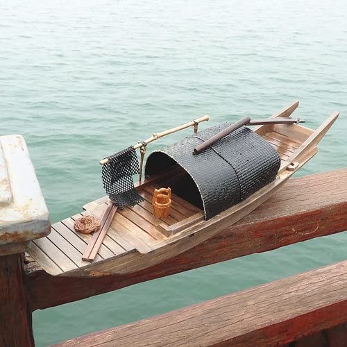 Für:Videoproduktion Für: Glattes Segeln aus Holz Segelboot Modell Yacht Fischerboot antike kreative Ornamente Ornamente DIY & Handwerk von EPEDIC