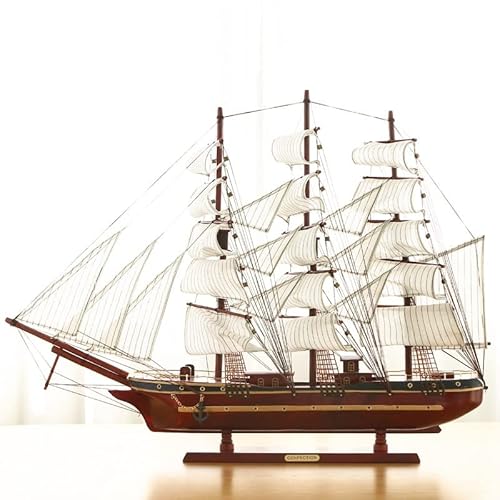 Für:Videoproduktion Für: Montieren 80 cm Galeone Modell Handwerk Spielzeug Holzsegelboot 3D-Boot DIY & Handwerk von EPEDIC