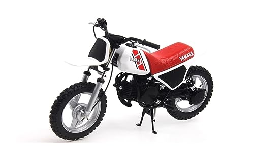 for:Familie und Freunde 1/12 Serie Simulation Legierung Modellauto Für: 1981 Yamaha PW50 Motorrad Motorradmodell aus Druckgusslegierung von EPEDIC