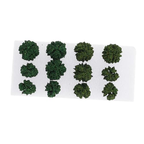 EPIGEIST 1 Schachtel Teiliges Miniatur Shrub modellset aus Hochwertigem Lebensechte Wetterfeste Mikro bäume für Sandtisch Modellbau und Gartendeko für Spur Modelleisenbahn und von EPIGEIST