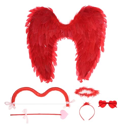 EPIGEIST 1 Set Engel Amor Kostüm Set Amor Bogen Pfeile Engelsflügel Und Kopfbedeckung Amor Outfits Foto Requisiten Für Valentinstag Halloween Cosplay Kostüm Requisite EPIGEIST 1 Set Engel Amor Kostüm Set Amor Bogen Pfeile Engelsflügel Und Kopfbedeckung Amor Outfits Foto Requisiten Für Valentinstag Halloween Cosplay Kostüm Requisite von EPIGEIST