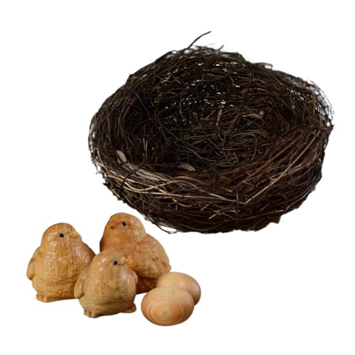 EPIGEIST 1 Set Küken Ornament Vogelnester Zum Basteln Vogelnest Kleines Vogelspielzeug Geschnitzte Hölzerne Vogelornamente Holzhühner Bastelarbeiten Vogelhaus Ornamente EPIGEIST 1 Set Küken Ornament Vogelnester Zum Basteln Vogelnest Kleines Vogelspielzeug Geschnitzte Hölzerne Vogelornamente Holzhühner Bastelarbeiten Vogelhaus Ornamente von EPIGEIST