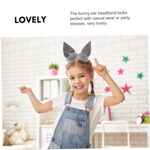 EPIGEIST 1 Stück Bunny Ear Haarreif für Kostümpartys Einzigartiges Hasenohren Design für Halloween Karneval und Cosplay Haardekoration für Erwachsene und Jugendliche von EPIGEIST