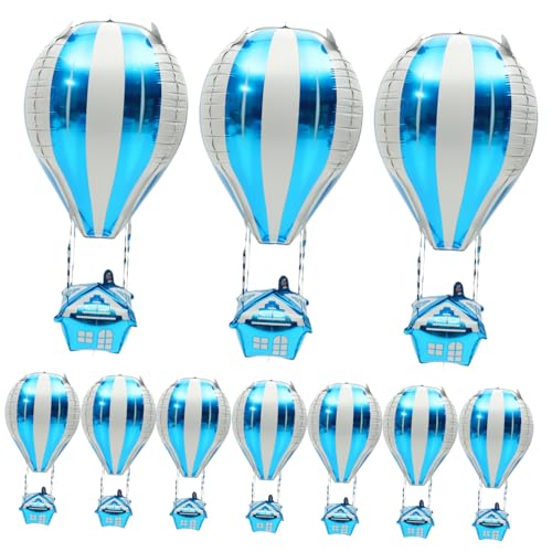 EPIGEIST 10 Stück Heißluftballon Dekoration luftballons party mitgebsel babyshowerparty feierstahl luftbalondeko Schwebend z Ö für Duschballons Kinderpartyballons Aluminiumfolie Blue EPIGEIST 10 Stück Heißluftballon Dekoration luftballons party mitgebsel babyshowerparty feierstahl luftbalondeko Schwebend z Ö für Duschballons Kinderpartyballons Aluminiumfolie Blue von EPIGEIST