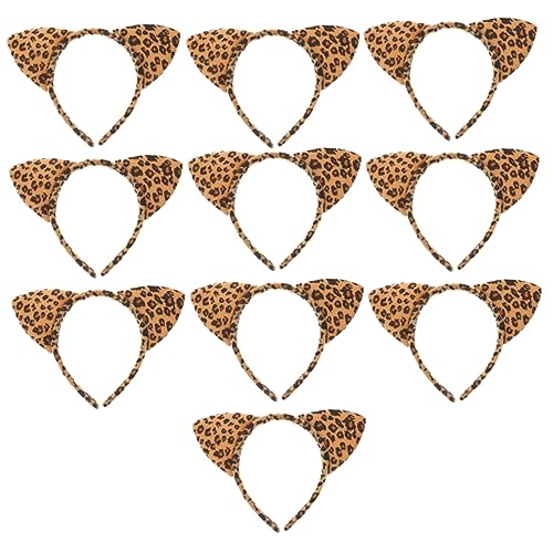 EPIGEIST Leopardenmuster Katzenohren Stirnband Cosplay Zubehör Damen Haarband für Partys und Halloween Leicht und Bequem mit Einzigartigem Design EPIGEIST Leopardenmuster Katzenohren Stirnband Cosplay Zubehör Damen Haarband für Partys und Halloween Leicht und Bequem mit Einzigartigem Design von EPIGEIST