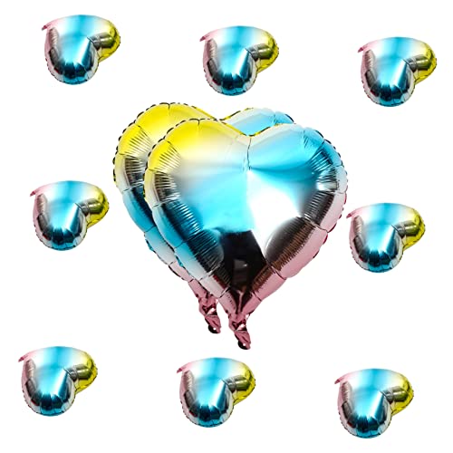 EPIGEIST 10 Stück Liebe Ballon Luftballons Für Geburtstagsfeiern Valentinstagspartyzubehör Weiß Dekorationen Hochzeitsherzballon Rosa Herzballon Aus Aluminium Fest Pastell Aluminiumfolie EPIGEIST 10 Stück Liebe Ballon Luftballons Für Geburtstagsfeiern Valentinstagspartyzubehör Weiß Dekorationen Hochzeitsherzballon Rosa Herzballon Aus Aluminium Fest Pastell Aluminiumfolie von EPIGEIST